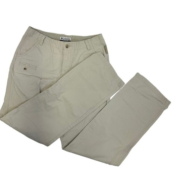 Columbia Sportswear Women’s Khaki Cotton Pants - Size 6 - Regular Fit - Picture 1 of 7